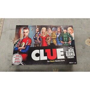 CLUE The Big Bang Theory (2013 USAopoly) Board Game